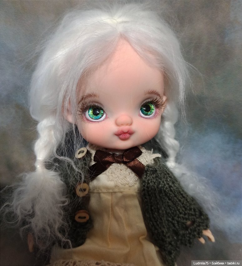 Голова куклы L.T. doll с моим ООАК (фото 7)