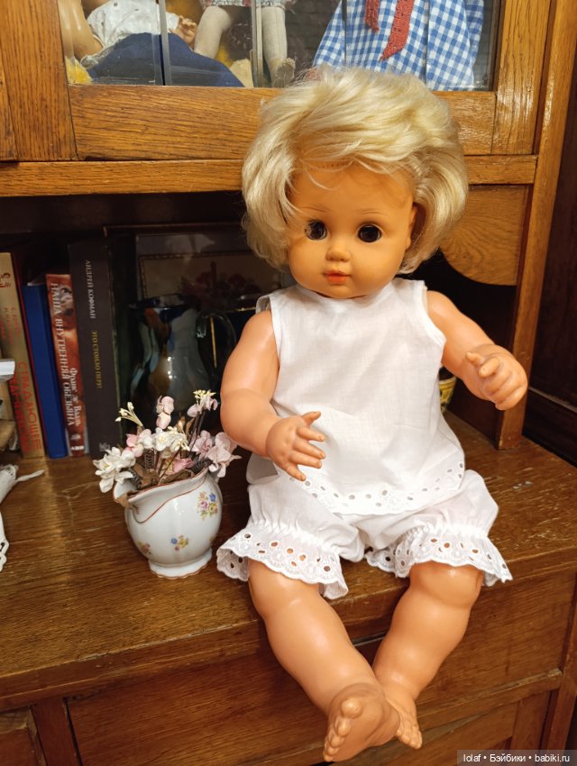 Кукла ГДР серии "Мой любимчик", 60-е года, редкая девочка (фото 4)