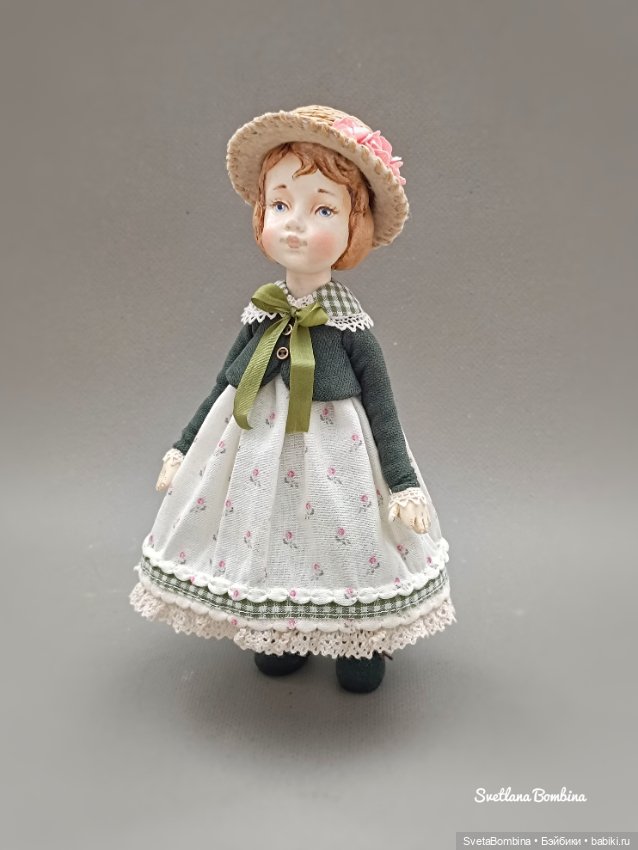 Куколка в стиле "Ретро" — Авторские куклы (фото 6)