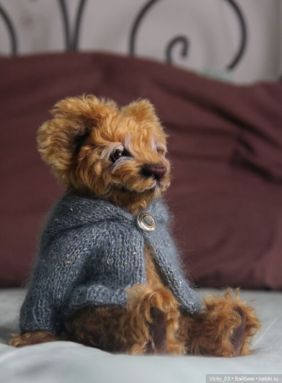 Тедди мишка Emil авторский медведь (фото 5)