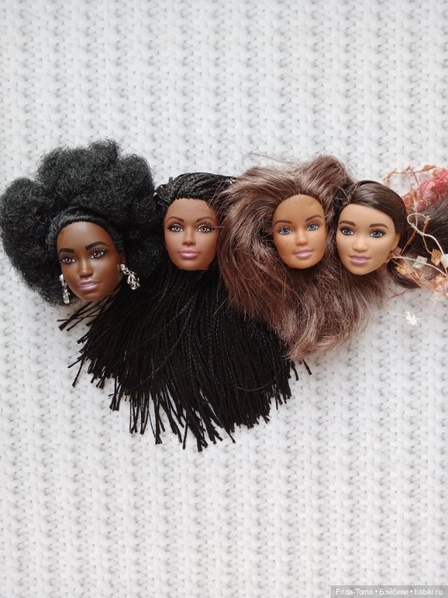 Головы Барби Хайди лукс Тереза Кассандра колясочница