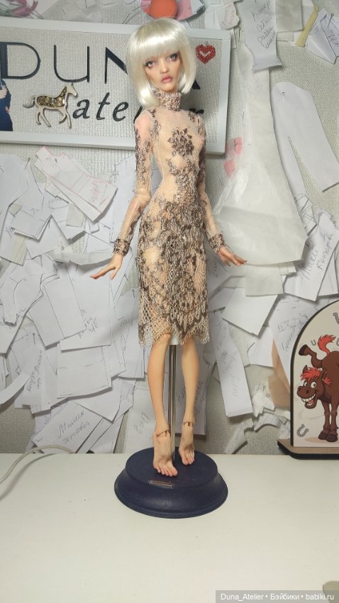 Платье, комбинезон из кружева