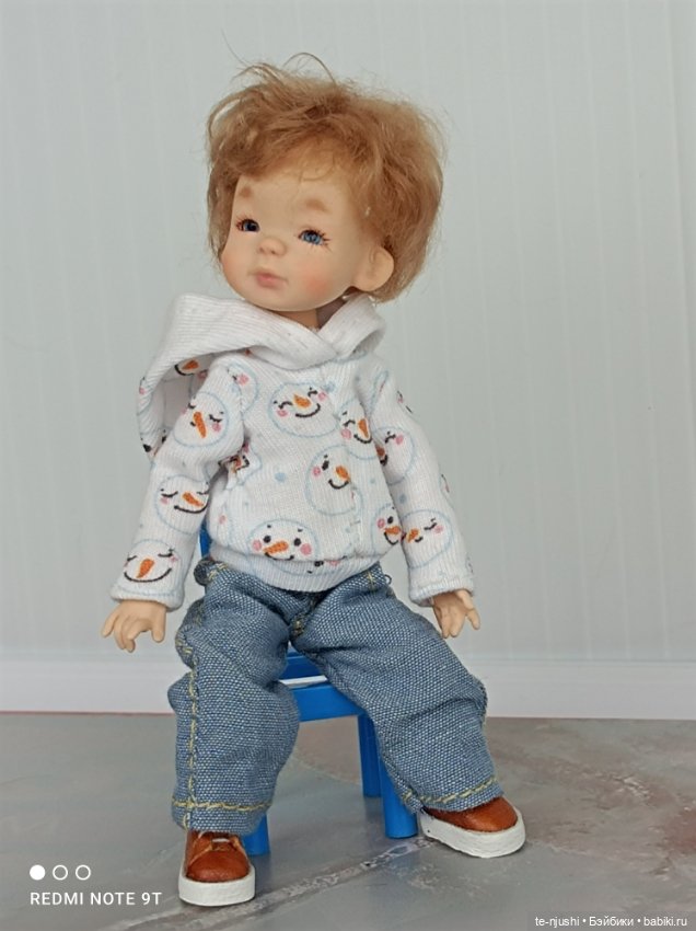 Авторская шарнирная кукла Мирон (фото 5)