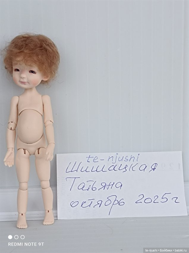 Авторская шарнирная кукла Лиза (фото 6)