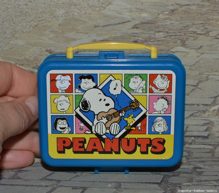 Ретро-ланчбокс "мир Snoopy & Woodstock" от Re-ment №1