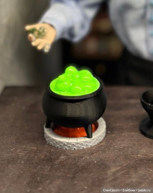 Котел малый для 1/6 — Миниатюра для кукол