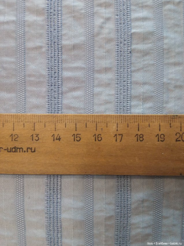 Отрезик рубашечной ткани для кукольного рукоделия