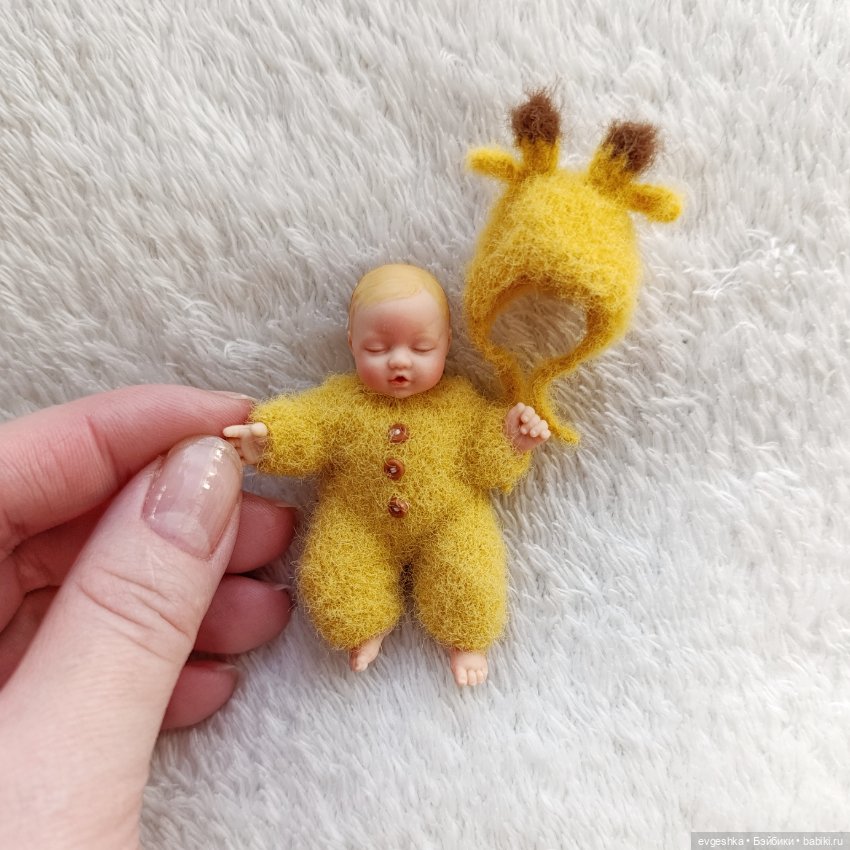 Комплект -Жираф-. Одежда для zuru my mini baby (фото 4)