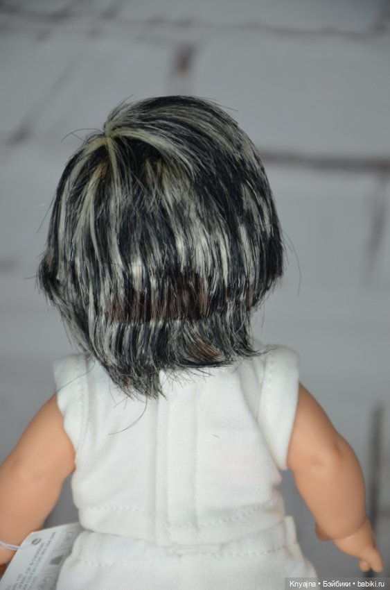 Паолитас, кукла пупс Вито с черно-белыми волосами (фото 6)