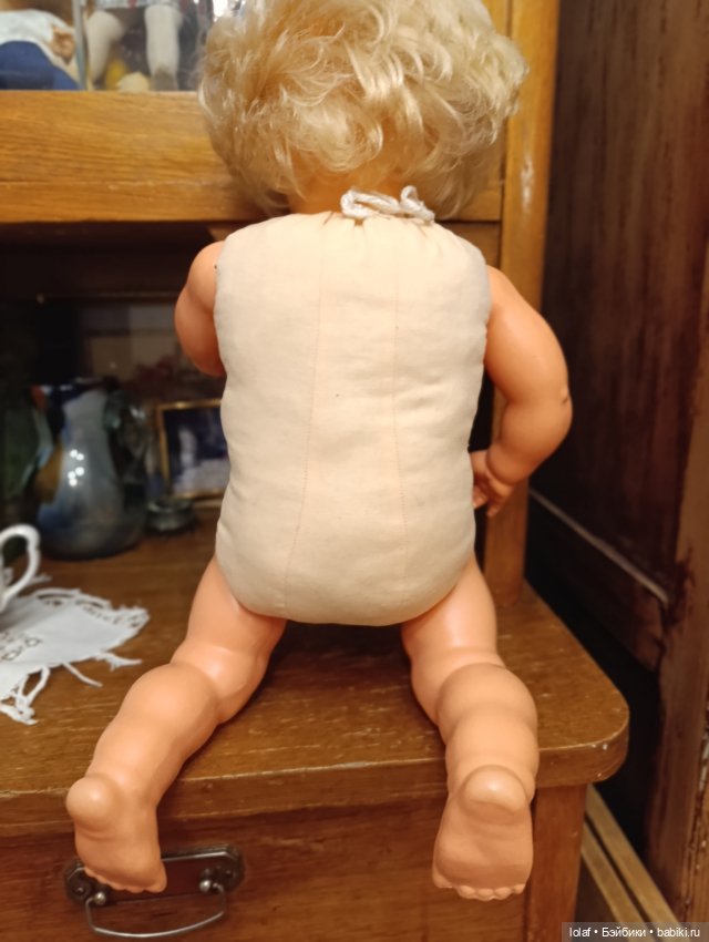 Кукла ГДР серии "Мой любимчик", 60-е года, редкая девочка (фото 2)