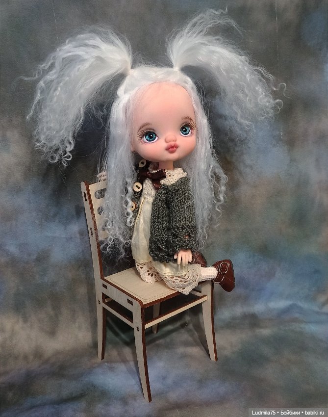 Голова куклы L.T. doll с моим ООАК (фото 5)