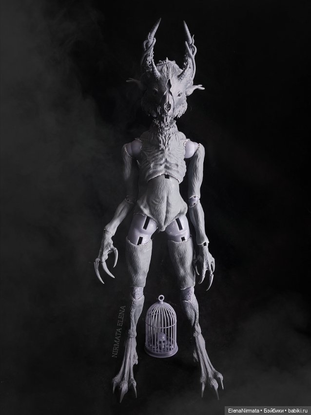 Авторская бжд-кукла муже-Демон "Ханвалла" (фото 2)
