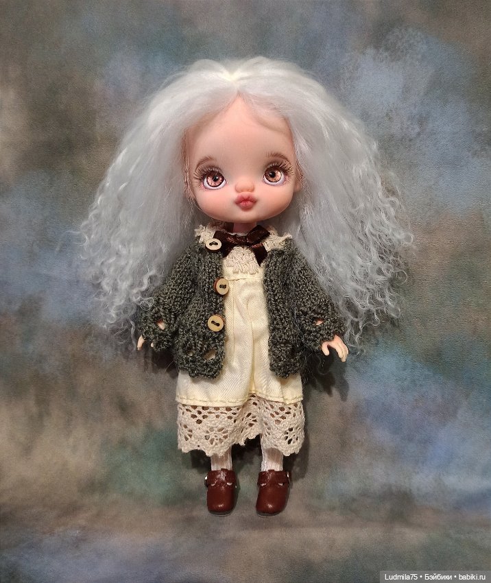 Голова куклы L.T. doll с моим ООАК (фото 4)