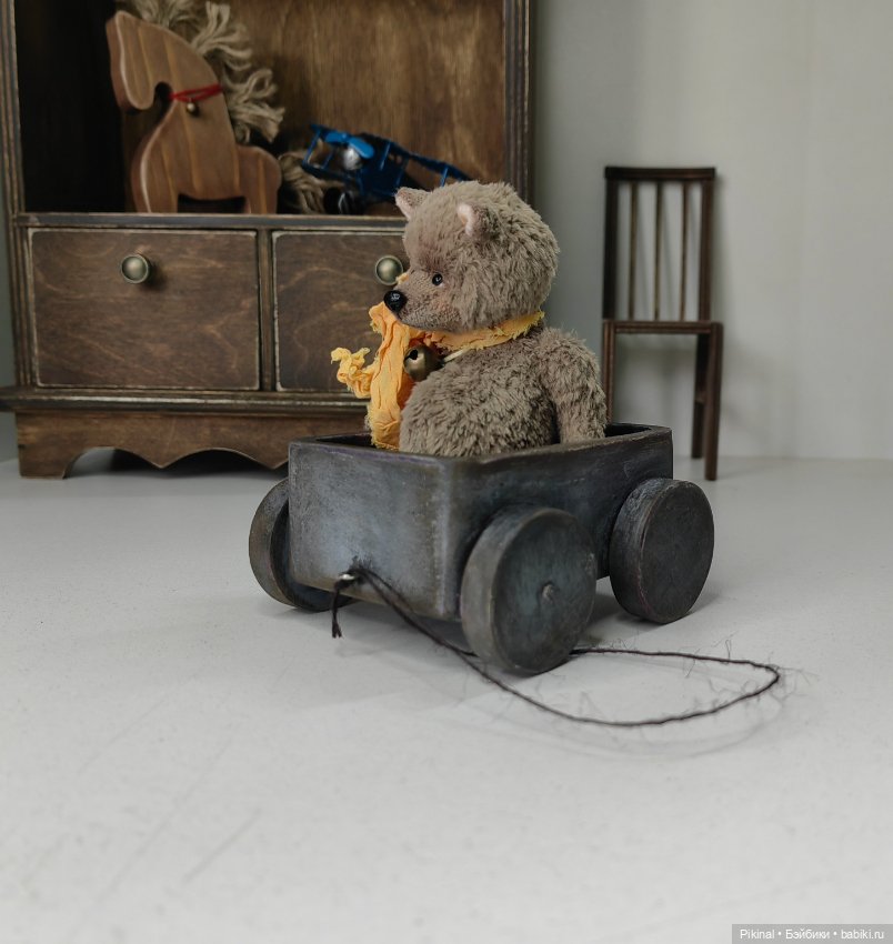 Тележки деревянные) — Аксессуары для кукольных фотосессий (фото 8)