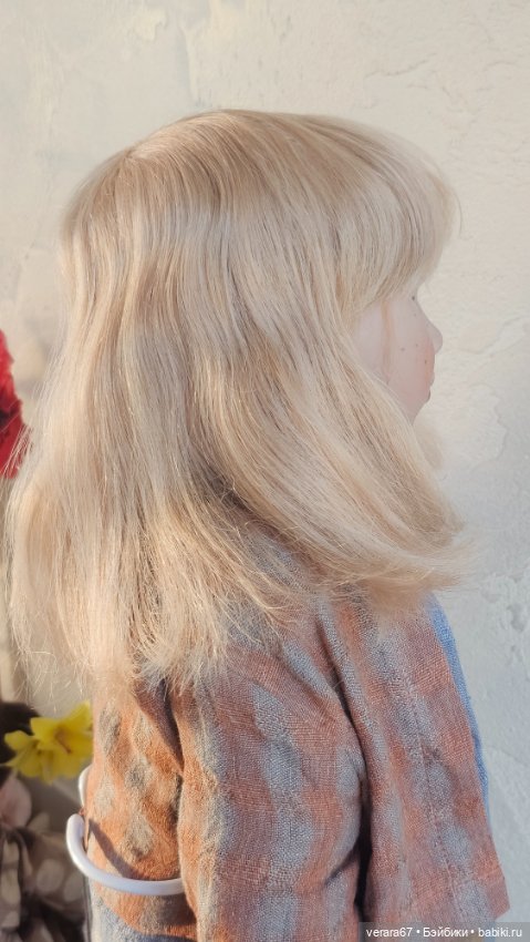 Парик из натуральных волос. Блонд (фото 2)