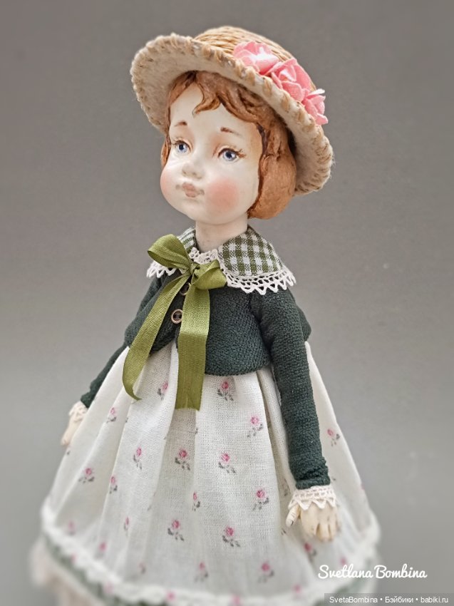 Куколка в стиле "Ретро" — Авторские куклы (фото 4)
