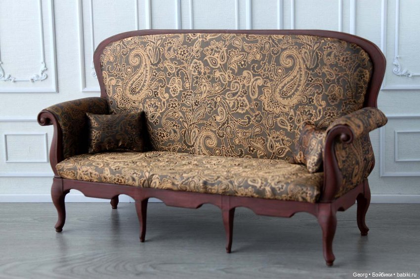 Диван для кукол — Кукольная мебель (фото 3)