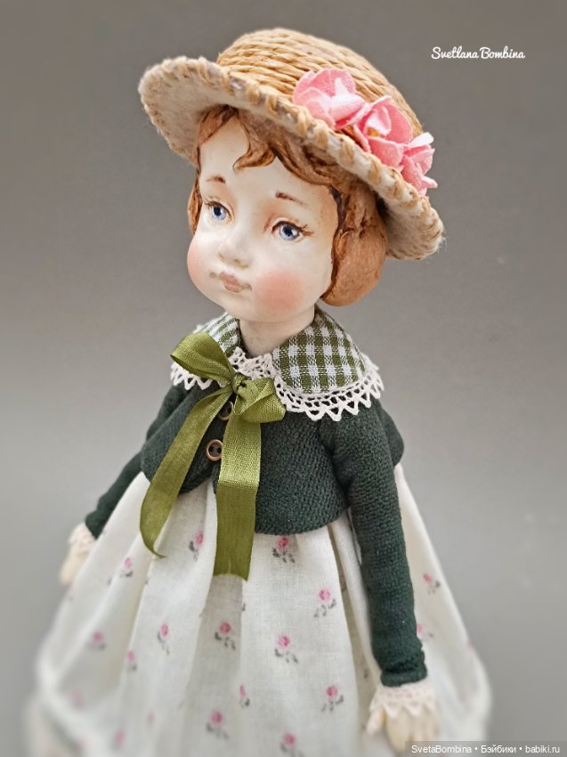 Куколка в стиле "Ретро" — Авторские куклы (фото 8)