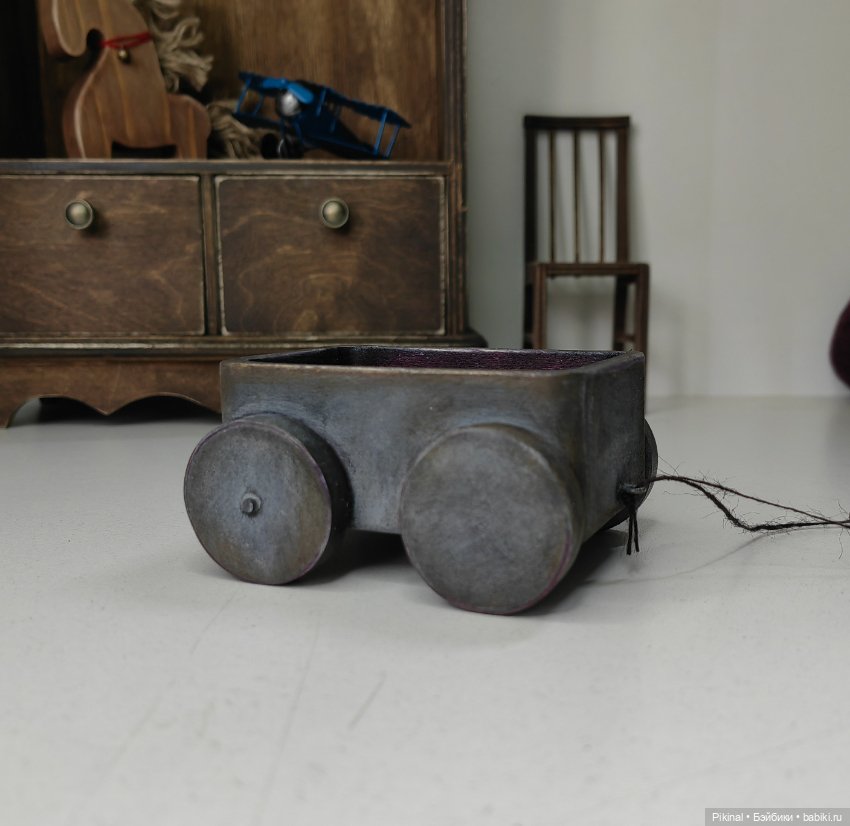 Тележки деревянные) — Аксессуары для кукольных фотосессий (фото 6)