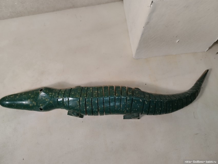 Деревянный крокодил Большой, подвижный (фото 2)