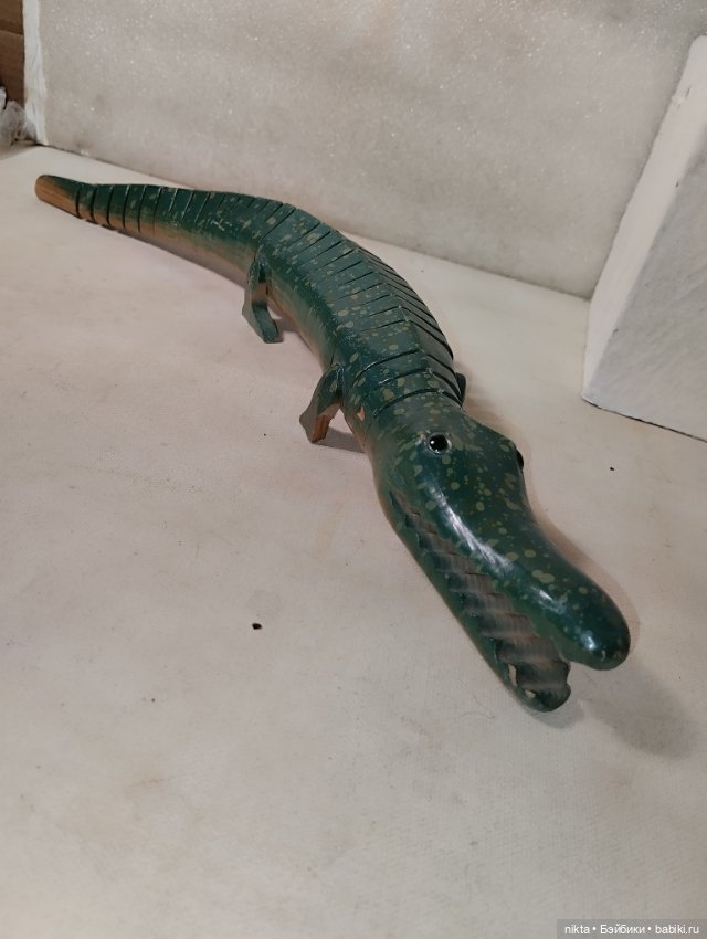 Деревянный крокодил Большой, подвижный (фото 3)