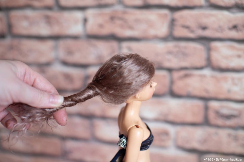 Продам паричок из козочки на шкурке для минифи (minifee), DIM doll, Doll Chateau. 16,5-18,0 см (фото 5)