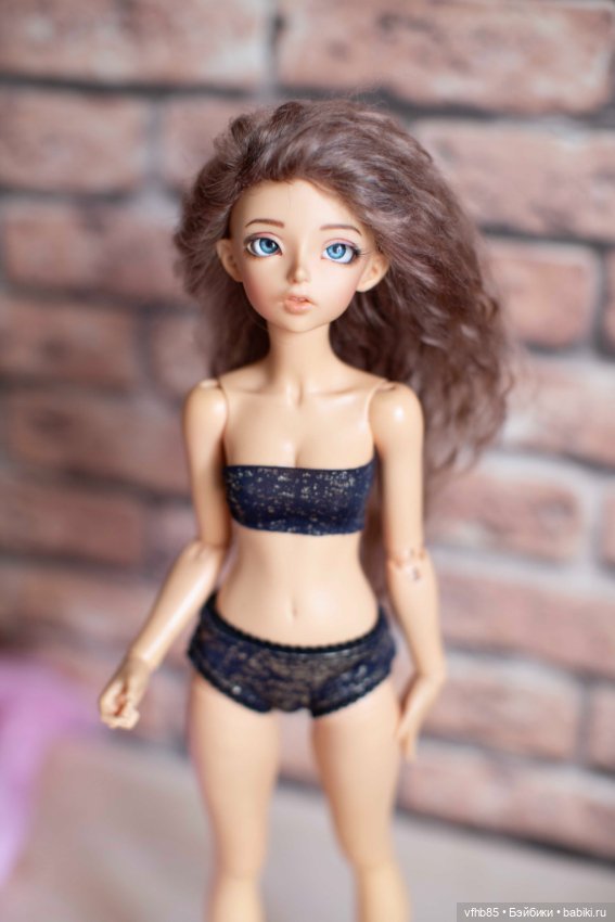 Продам паричок из козочки на шкурке для минифи (minifee), DIM doll, Doll Chateau. 16,5-18,0 см (фото 6)