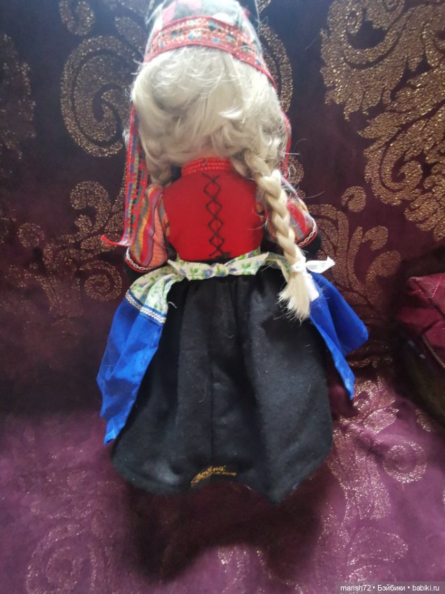 Красивая старинная кукла флиртушка (фото 5)