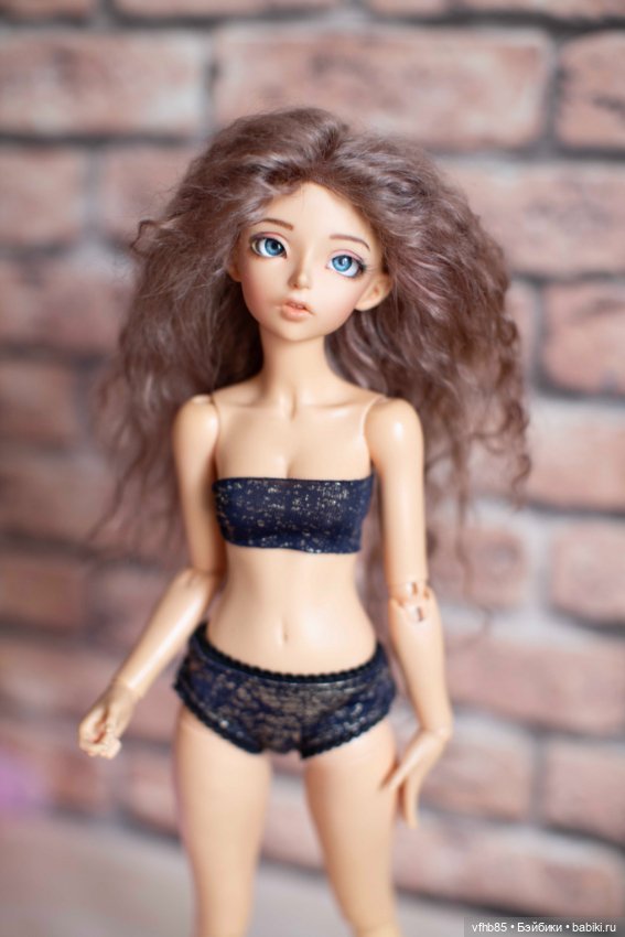 Продам паричок из козочки на шкурке для минифи (minifee), DIM doll, Doll Chateau. 16,5-18,0 см