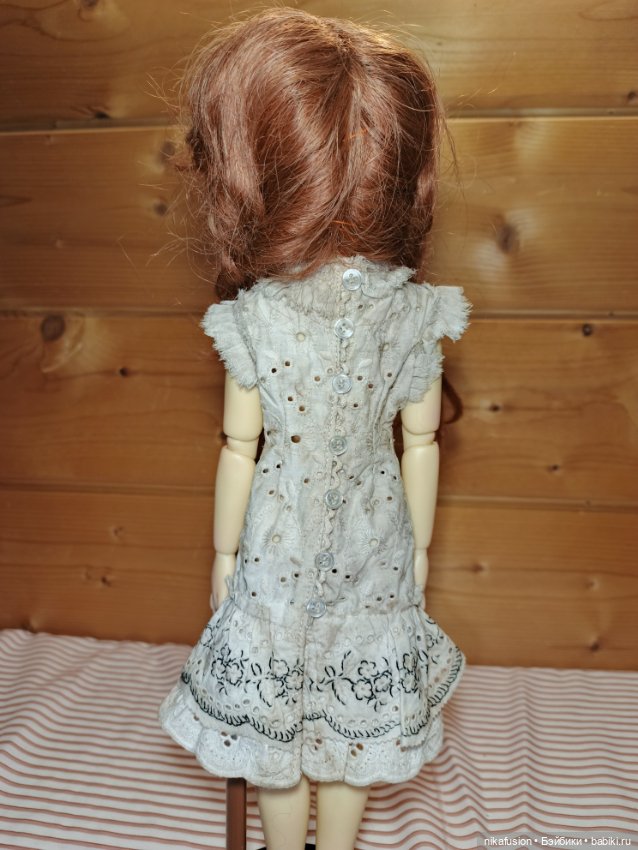 Платье на куклу БЖД MSD рост 42-45 см (фото 3)