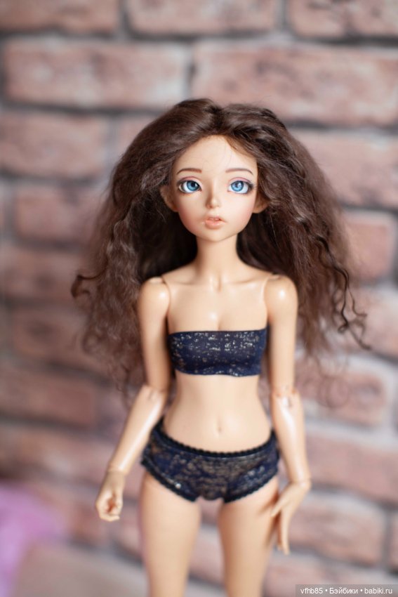 Продам паричок из козочки на шкурке для минифи (minifee), DIM doll, Doll Chateau. 16,5-18,0 см