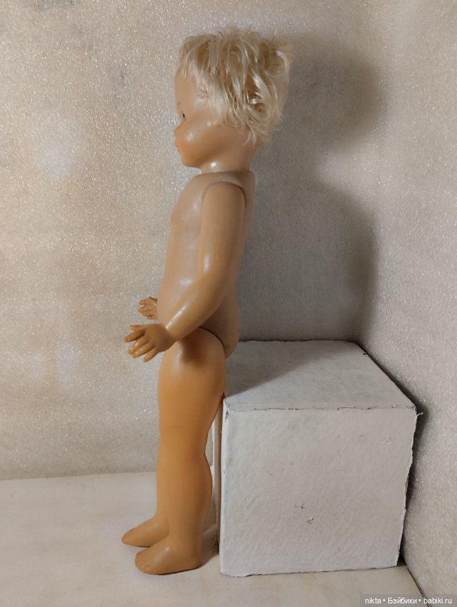 Кукла ГДР Полностью резиновая Редкий молд Дефекты (фото 7)
