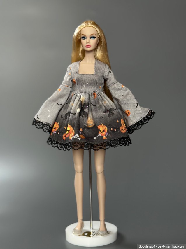 Платье в стиле Хеллоуин на Поппи и Барби (фото 2)