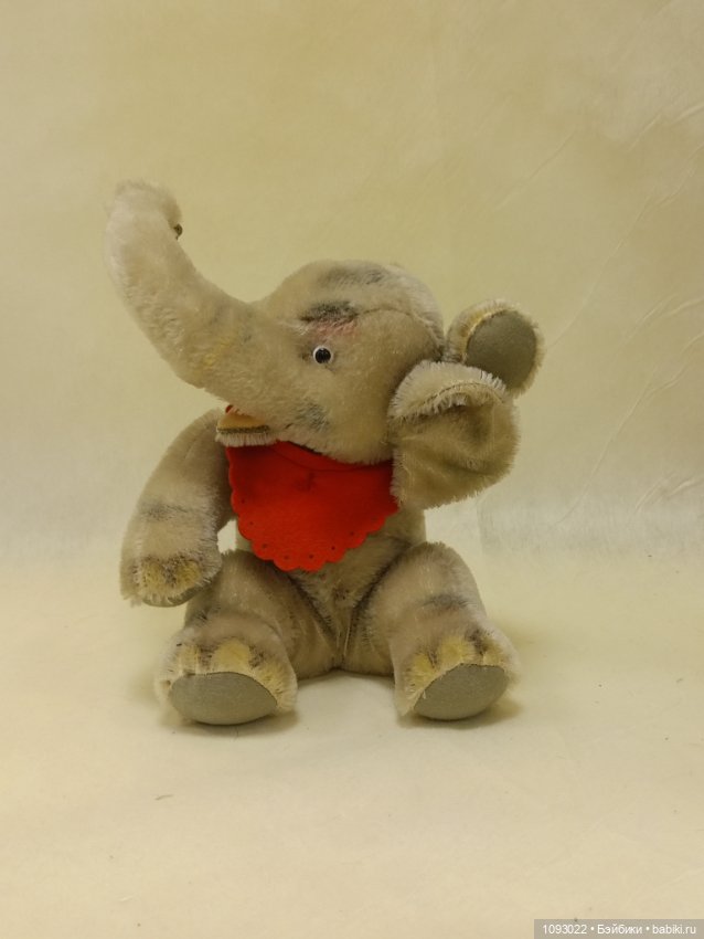 Винтажный слоник "Jumbo" Steiff