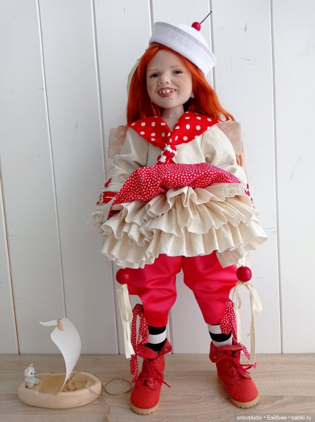 Комплект "Морская Вишенка" 🌊🍒 для кукол Zwergnase (фото 10)