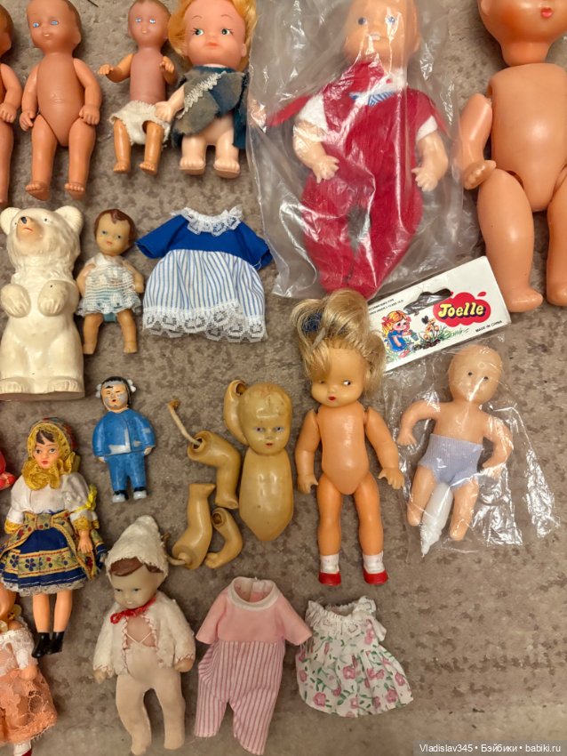 Небольшие винтажные куколки и пупсы (фото 4)