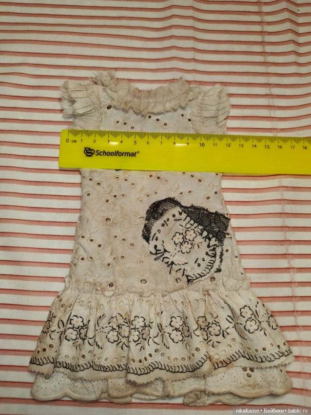 Платье на куклу БЖД MSD рост 42-45 см (фото 5)