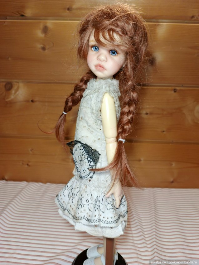 Платье на куклу БЖД MSD рост 42-45 см (фото 2)