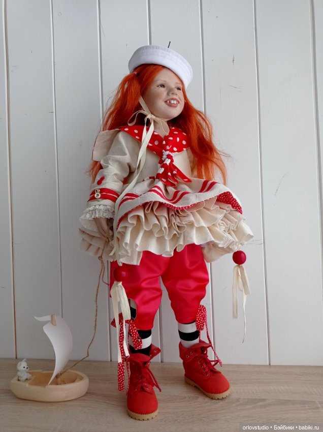 Комплект "Морская Вишенка" 🌊🍒 для кукол Zwergnase