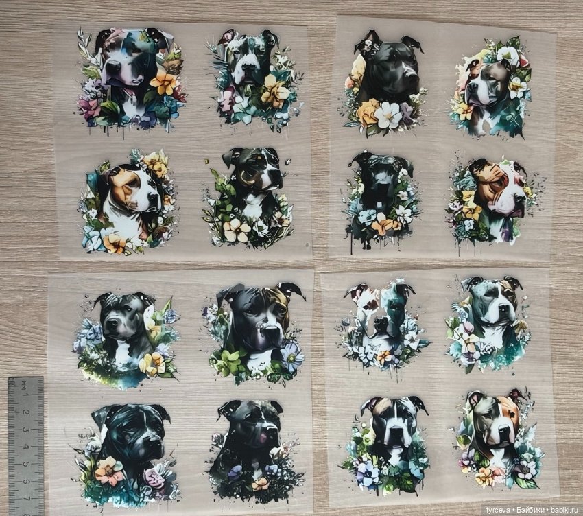 Термотрансферы (термо наклейки) для кукольных нарядов (фото 7)