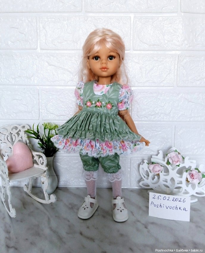 Платье для куклы Паола Рейна (фото 6)