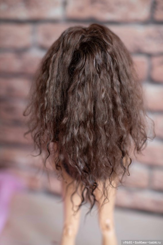 Продам паричок из козочки на шкурке для минифи (minifee), DIM doll, Doll Chateau. 16,5-18,0 см (фото 3)