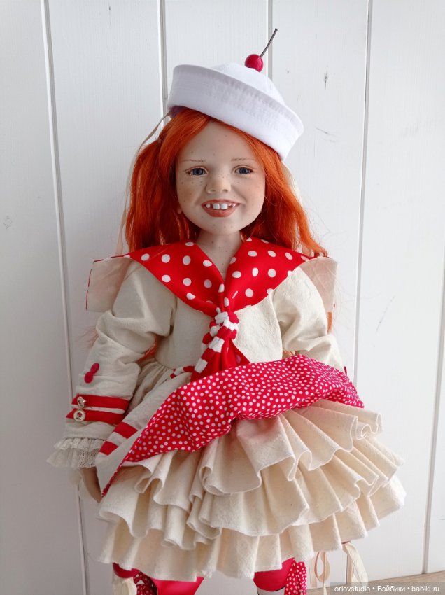 Комплект "Морская Вишенка" 🌊🍒 для кукол Zwergnase (фото 8)