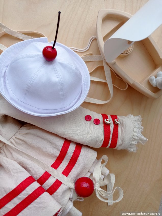 Комплект "Морская Вишенка" 🌊🍒 для кукол Zwergnase (фото 2)