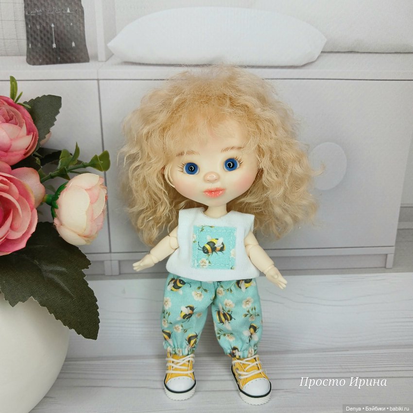 Ася Обитцу ob11 — Шарнирные куклы (не BJD) (фото 4)