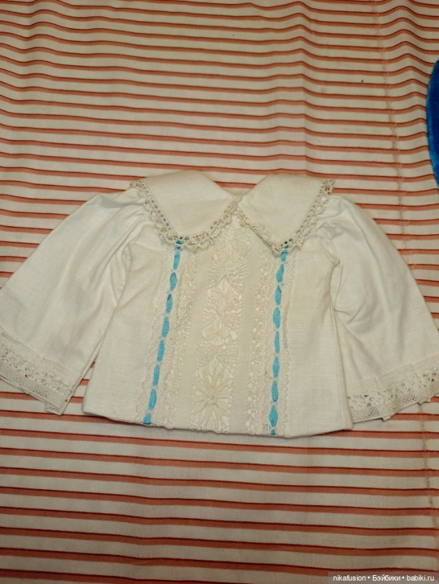 Костюм для антикварной или винтажной куклы рост 40 см (фото 3)