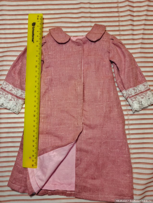 Платье на антикварную или винтажную куклу рост 50-55 см (фото 5)