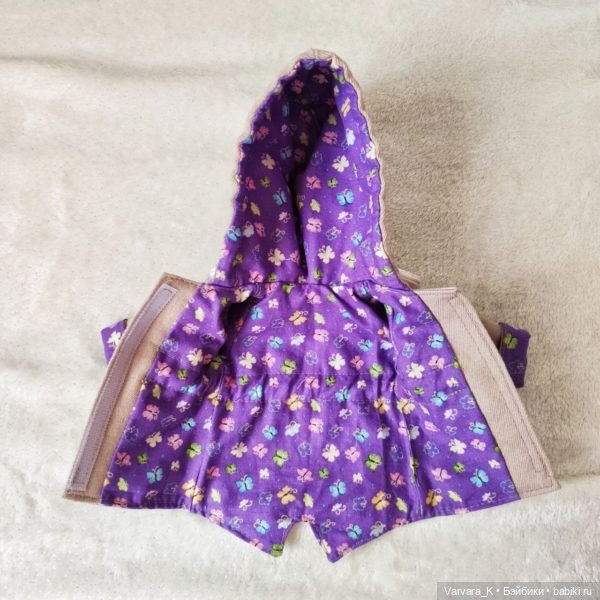 Куртка - парка бежевая для куклы Paola Reina, 32 см (фото 5)