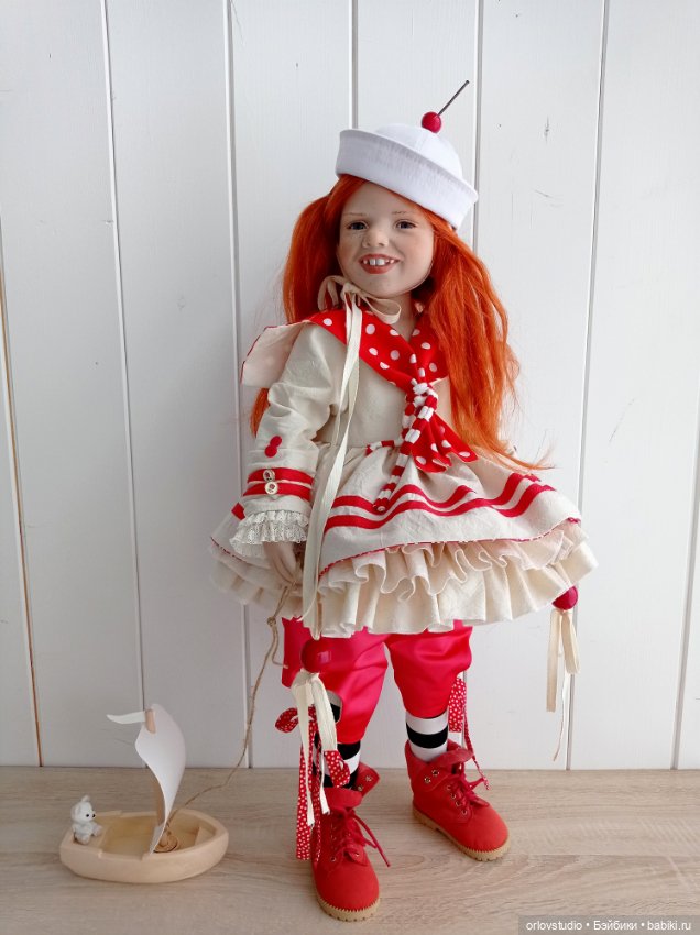 Комплект "Морская Вишенка" 🌊🍒 для кукол Zwergnase (фото 5)