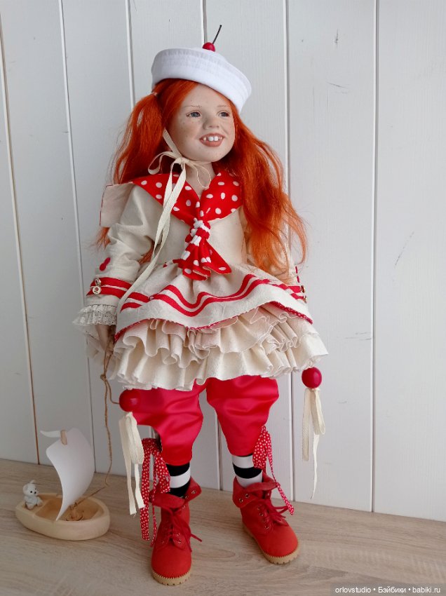 Комплект "Морская Вишенка" 🌊🍒 для кукол Zwergnase (фото 7)